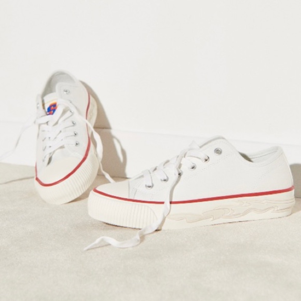 Sandro Paris flame canvas sneakers. - Picture 2 of 6